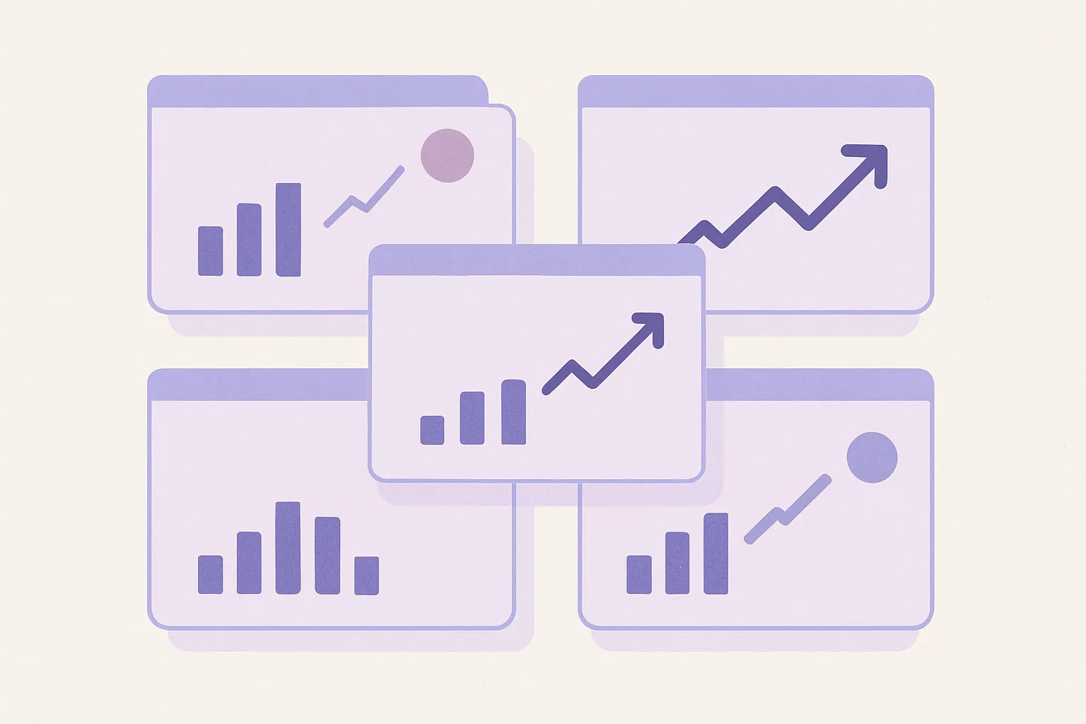 Multi-client SEO dashboard with keyword groups and rank trend indicators