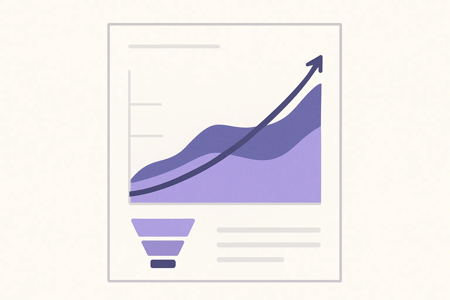 Client SEO report showing rank trends, traffic, and conversion data